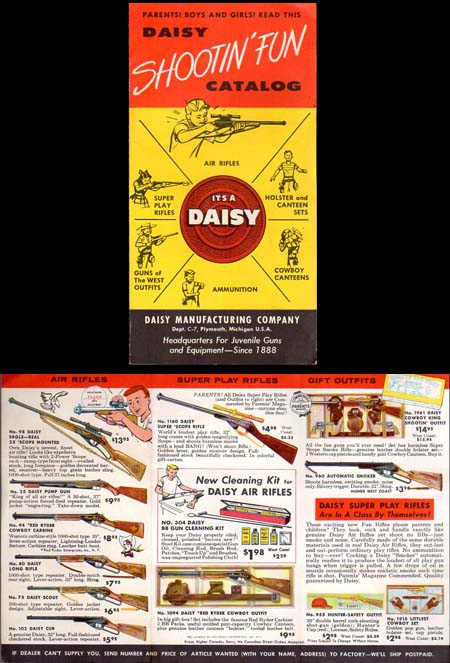 1950's Daisy Shootin' Fun Catalog